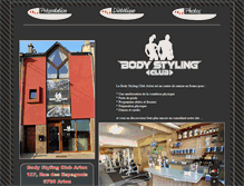 Tablet Screenshot of bodystylingclub.be